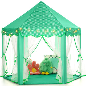 Monobeach Princess Tent green castle design inspires imaginative play at home