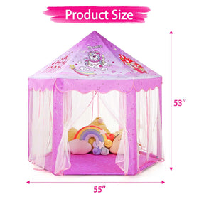 Monobeach Princess Tent suitable for indoor and outdoor play spaces like homes and gardens.