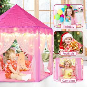 Monobeach Princess Tent usable indoors and outdoors for versatile fun