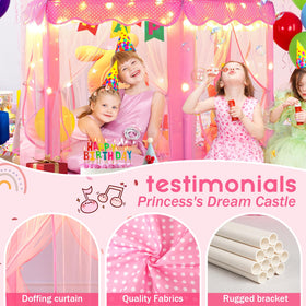 Private play space created by Monobeach Princess Tent for quiet moments