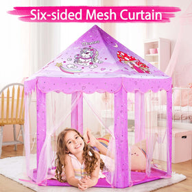 Monobeach Princess Tent star lights create a magical ambience for bedtime or reading.