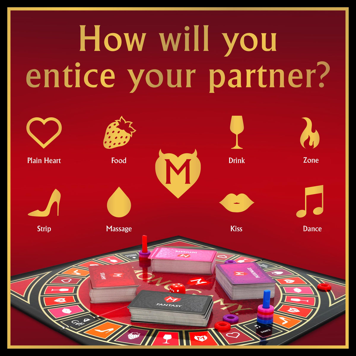 MONOGAMY board game card deck with 400+ prompts and tasks