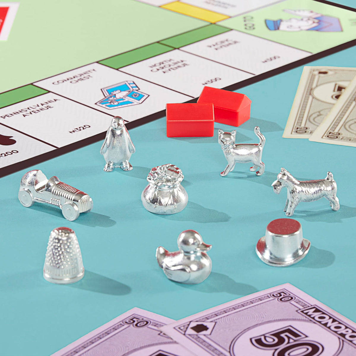 Monopoly houses and hotels provide a tangible feel for planning investments.