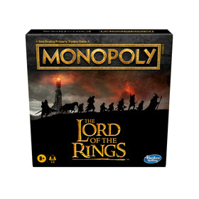 Monopoly Lord of the Rings edition box front invites family game night adventures.