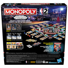 Monopoly Prizm NBA 2nd Edition card packs expand trading options.