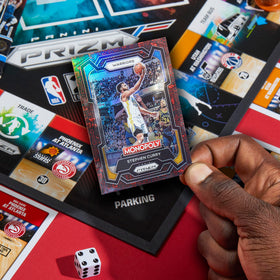 Monopoly Prizm NBA 2nd Edition points tracker keeps score clear.