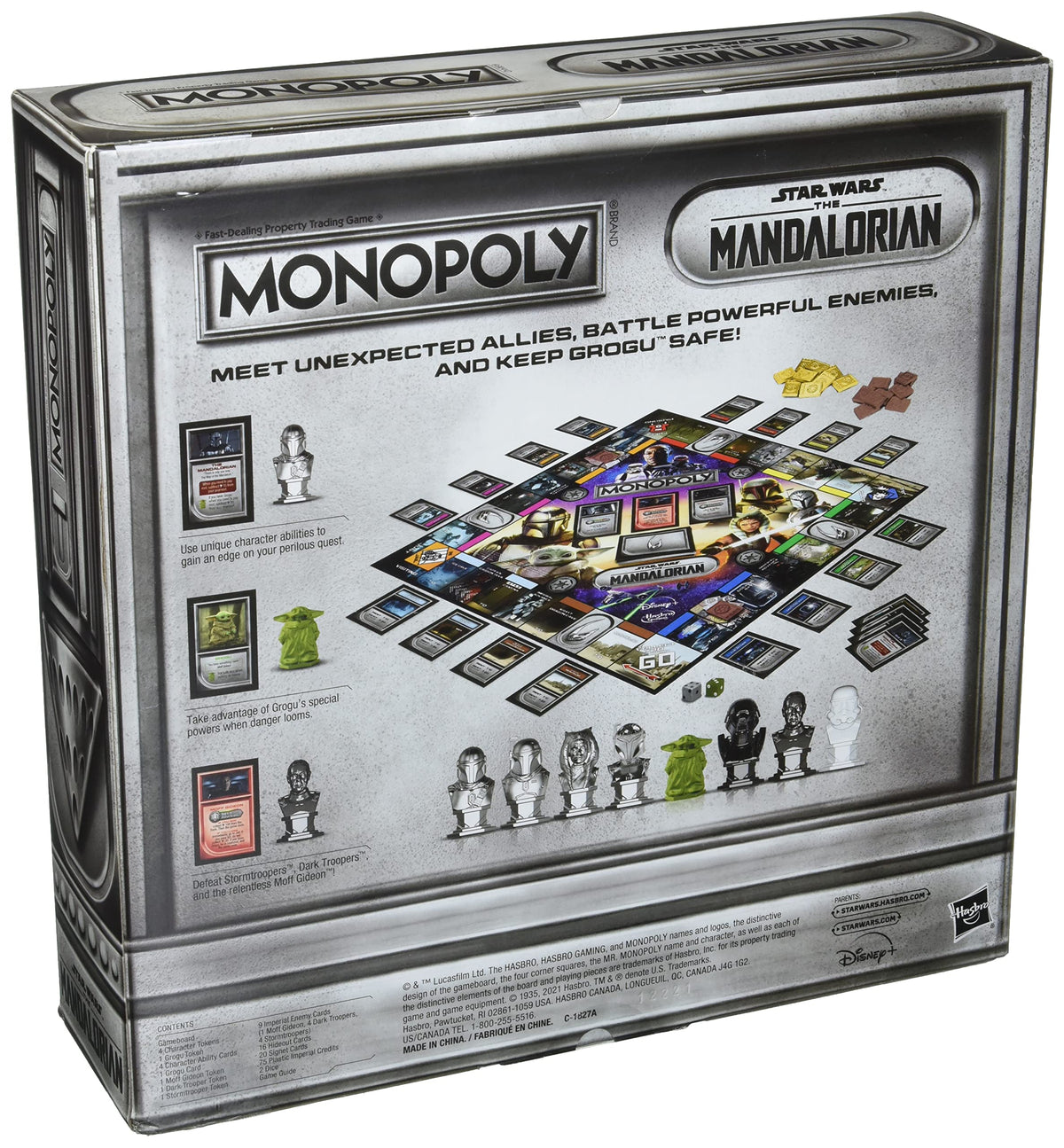 Monopoly Star Wars Mandalorian Grogu token adds Grogu powers to gameplay