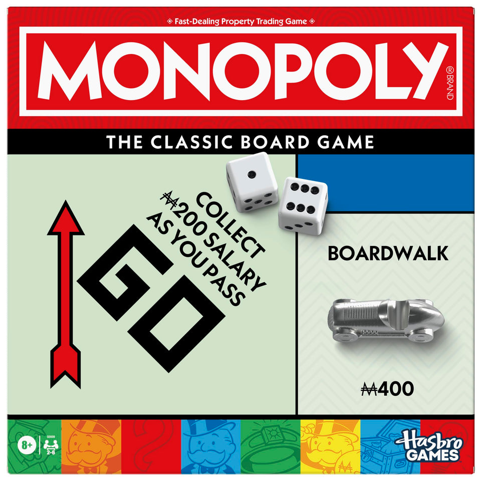 Monopoly storage tray with lid keeps cash and pieces organized during game night.