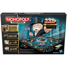 Hasbro Monopoly Ultimate Banking Edition electronic banking unit enabling fast transactions