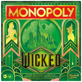 Monopoly Wicked Edition board Oz map for immersive family game nights.