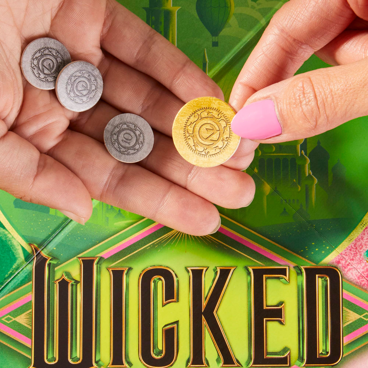 Monopoly Wicked Edition family game night suitable for all.