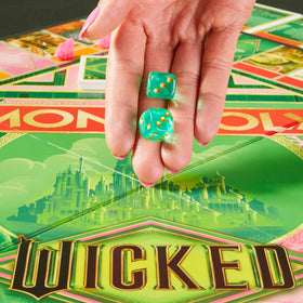 Monopoly Wicked Edition Shiz University locations fuel thematic strategy.