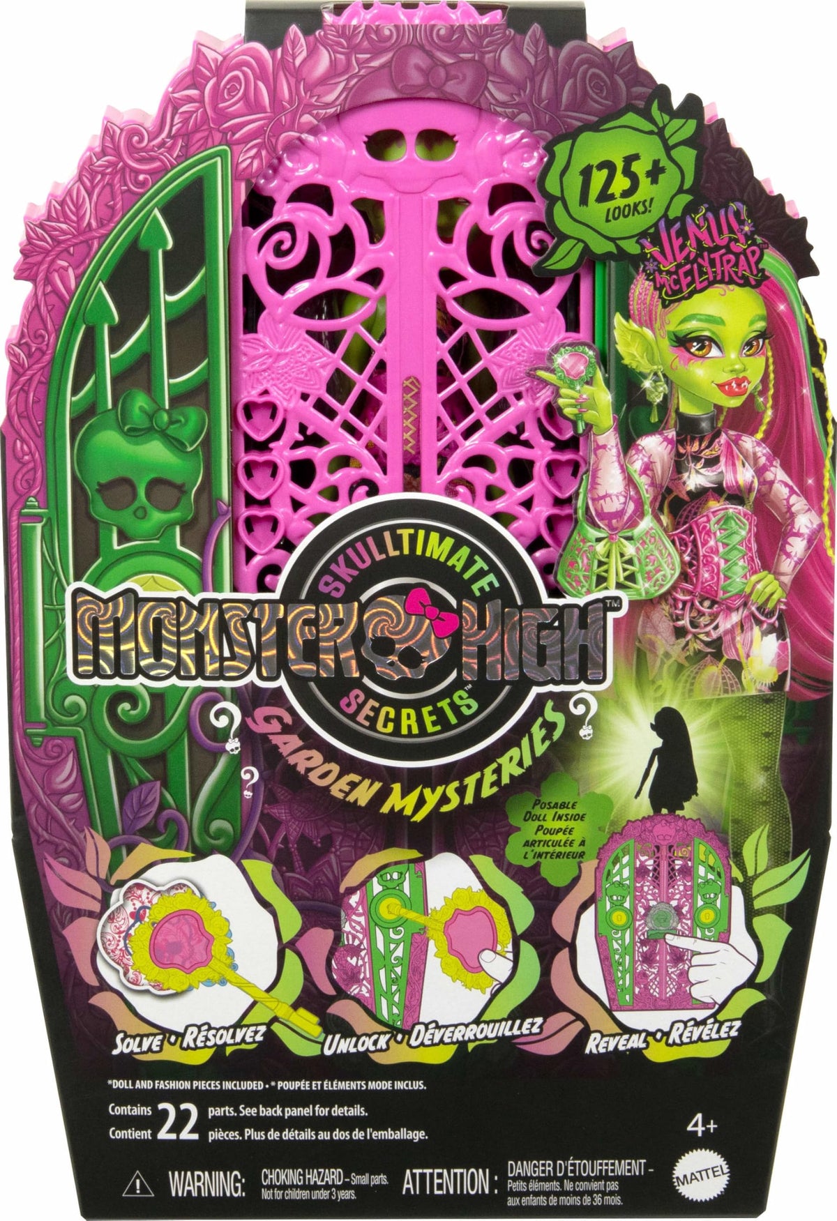 Creeperific closet storage keeps Monster High dolls and outfits organized.