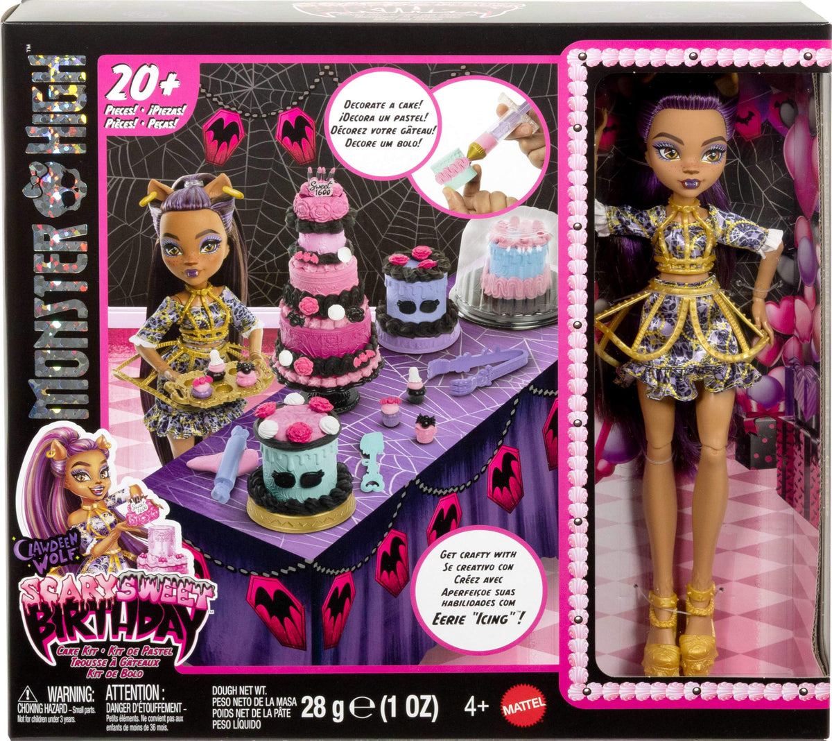 Monster High creations ready to display at any party.