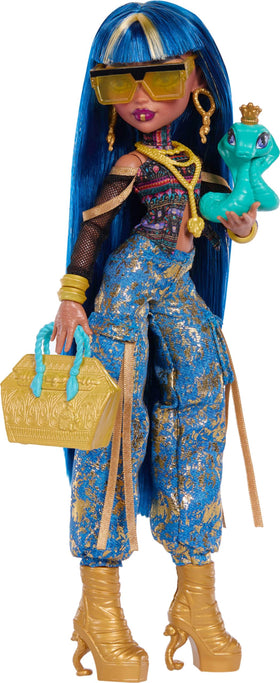 Cleo De Nile doll tote bag accessory for stylish on-the-go looks.