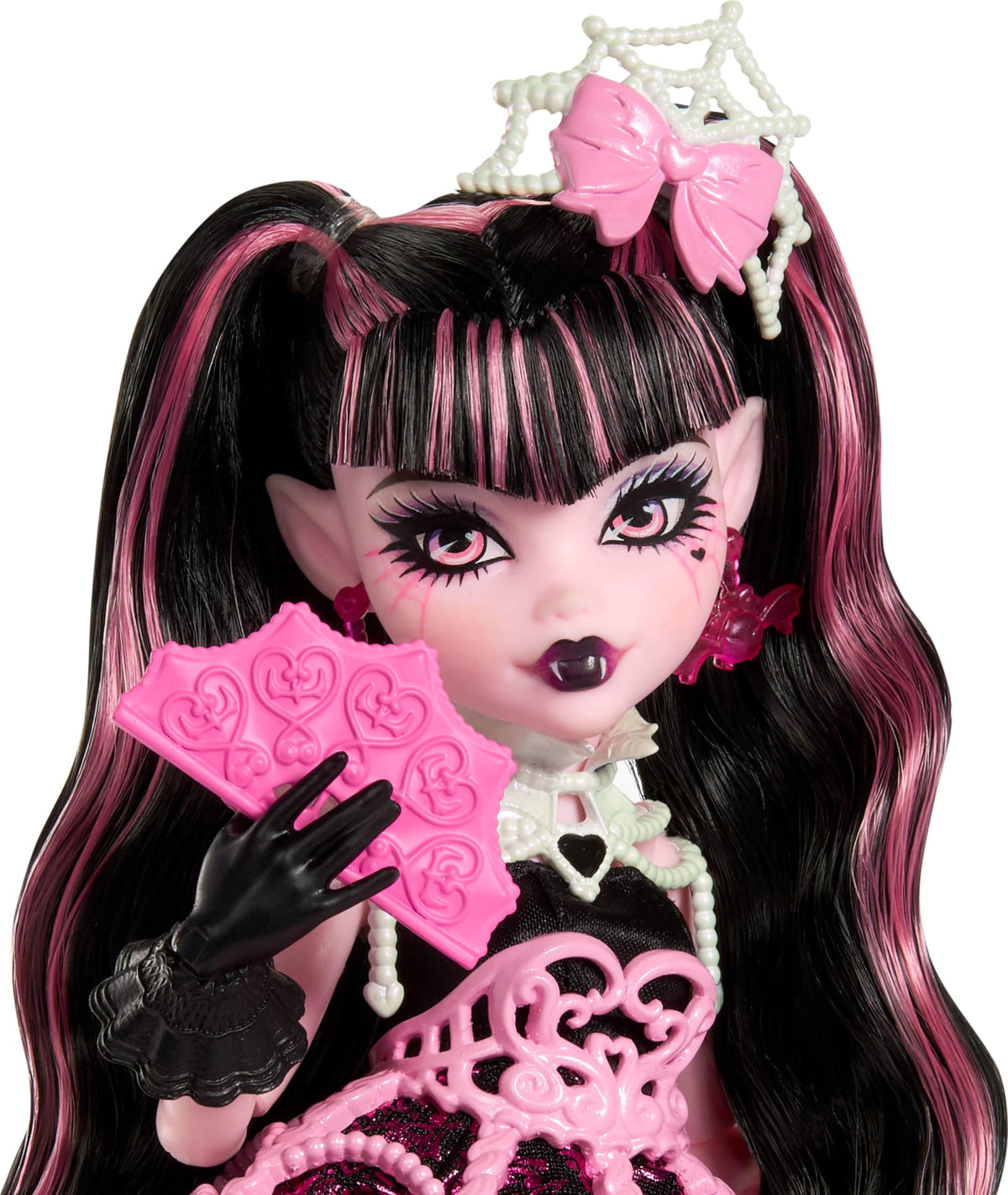 Monster High Draculaura bow heels for striking party looks.