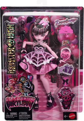 Monster High Draculaura party accessories set with invites and balloons.