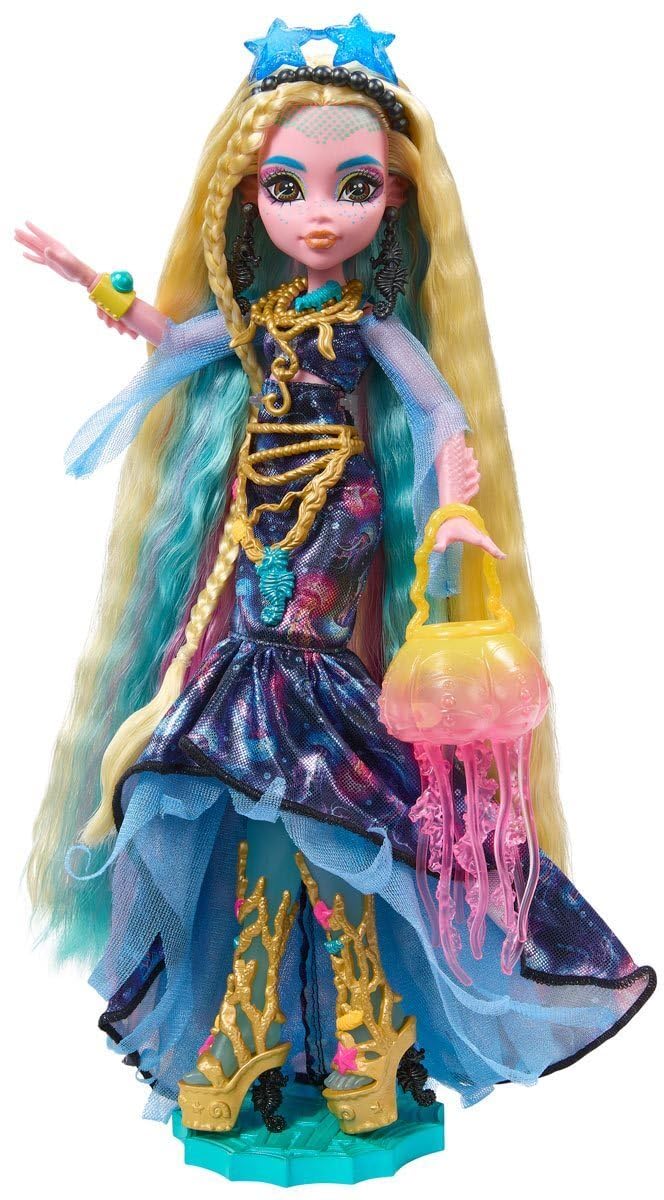 Monster High Lagoona Blue exclusive doll with sea-inspired accessories for display or play