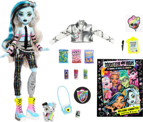 Monster High Frankie Stein camera lets kids document club activities.