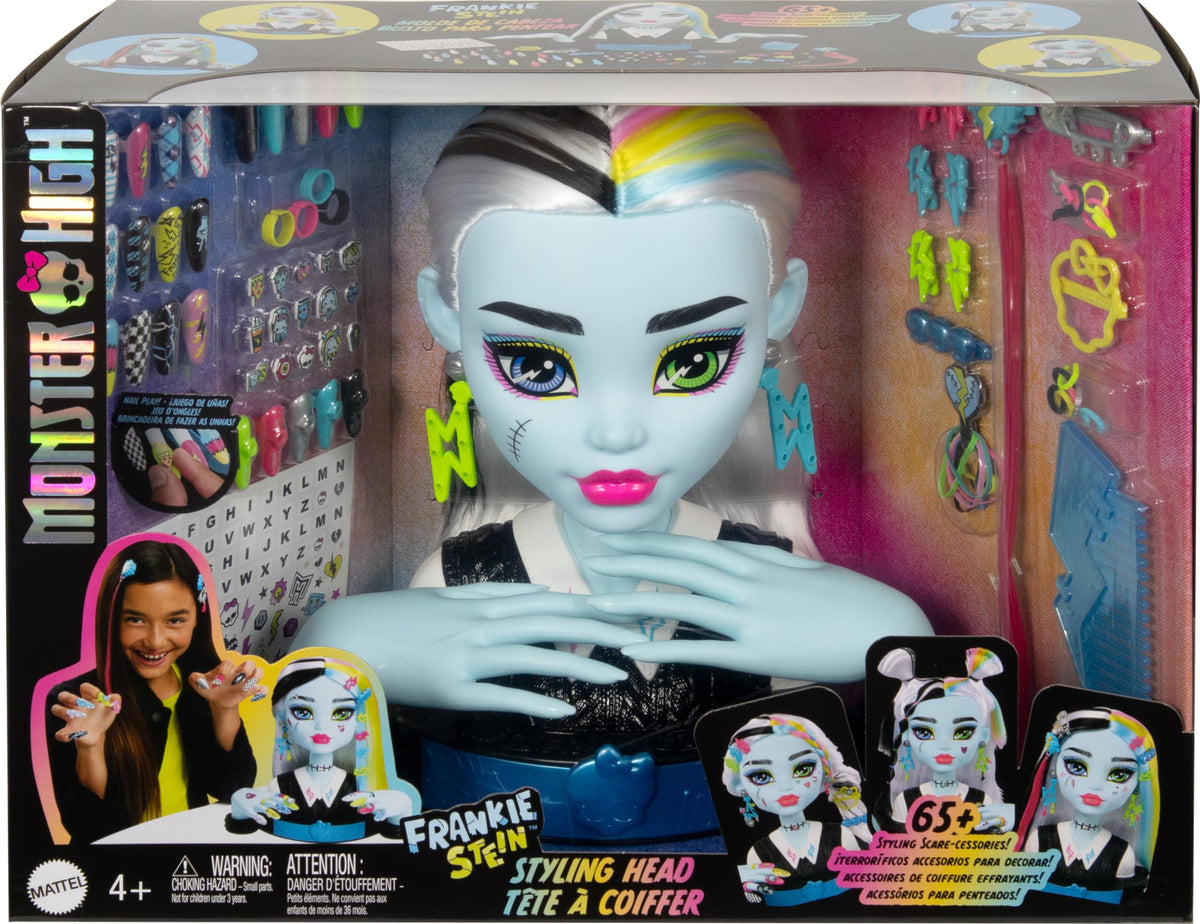 Monster High Frankie Stein face stickers offer playful personalization