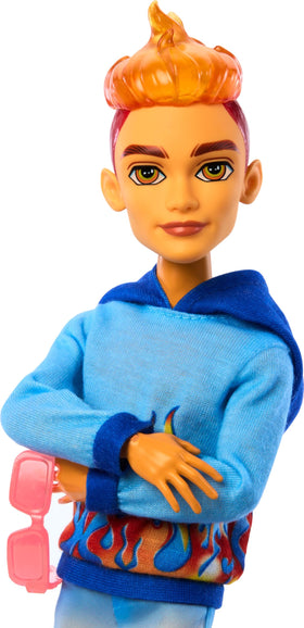 Monster High Heath Burns doll wearing sunglasses for sunlit outings.