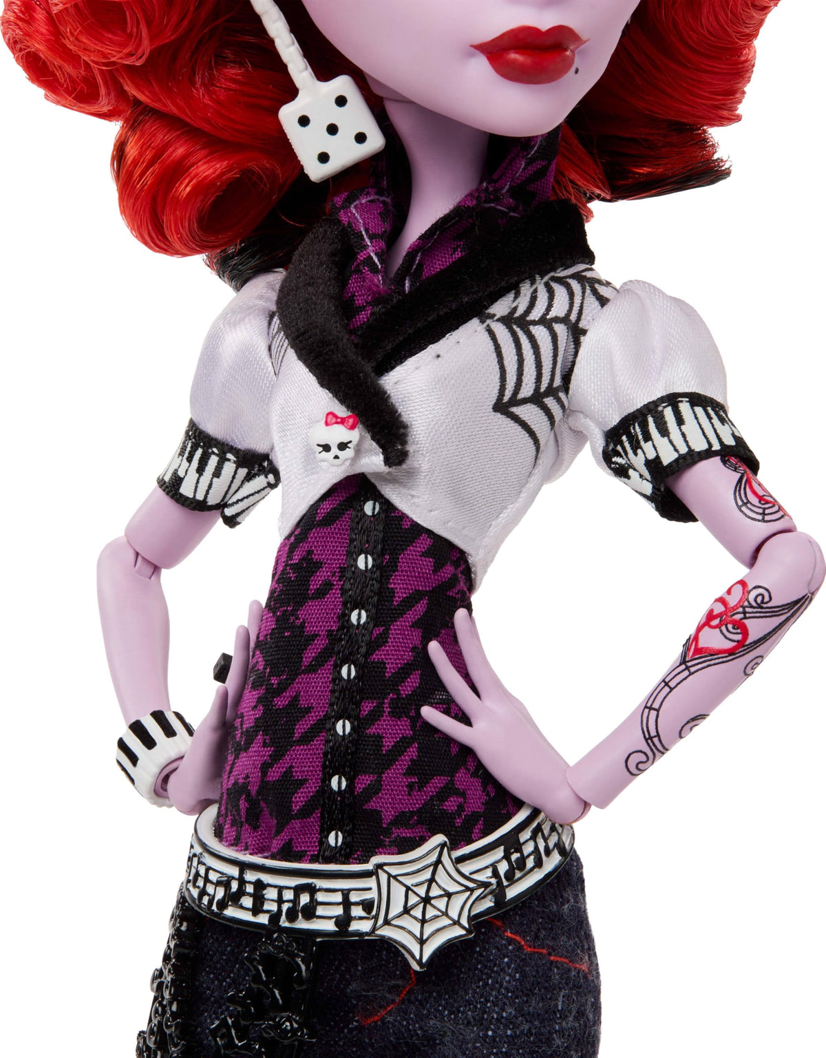 Monster High Operetta puff-sleeve jacket detail.