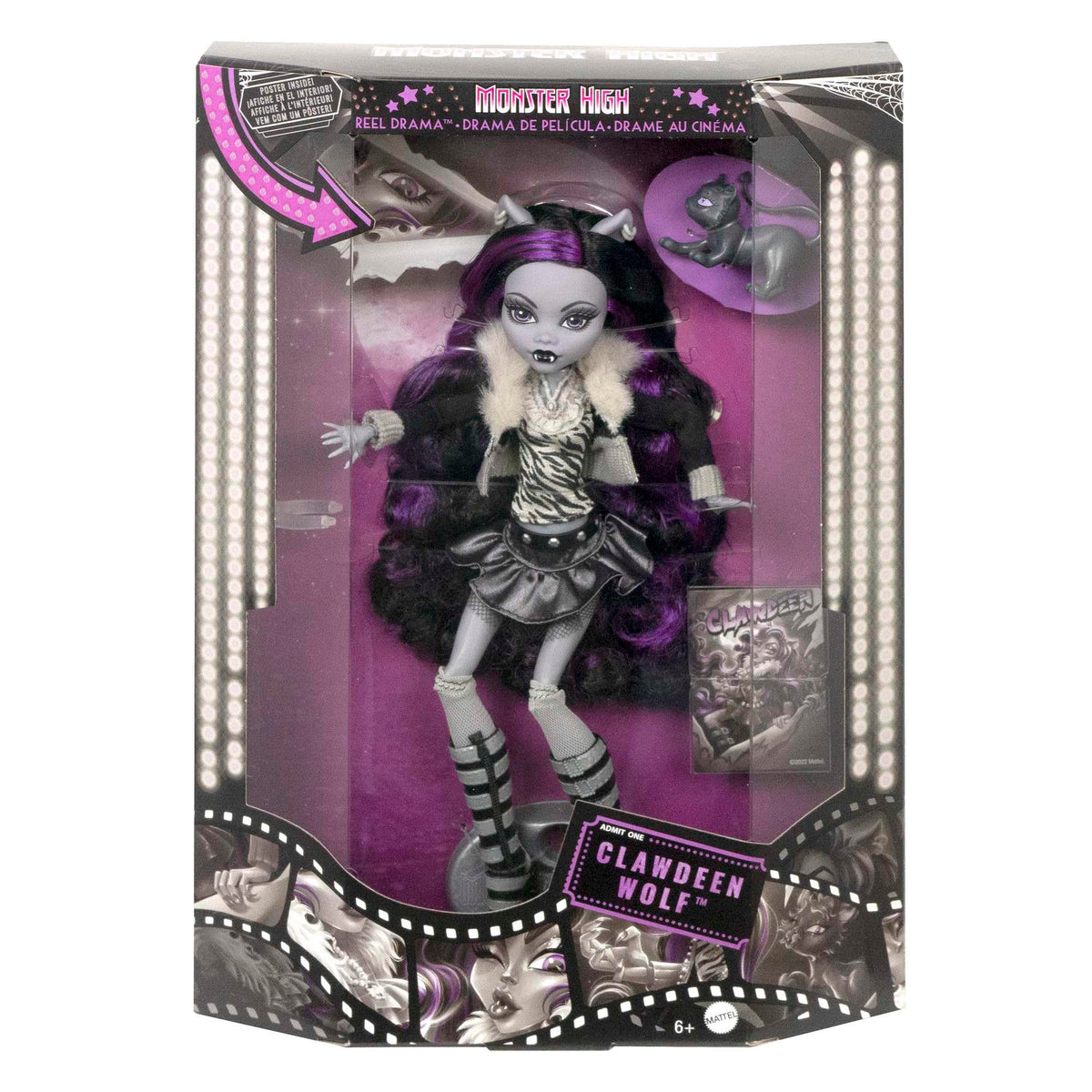Peep-toe boots detail on Reel Drama doll for bold fashion moments