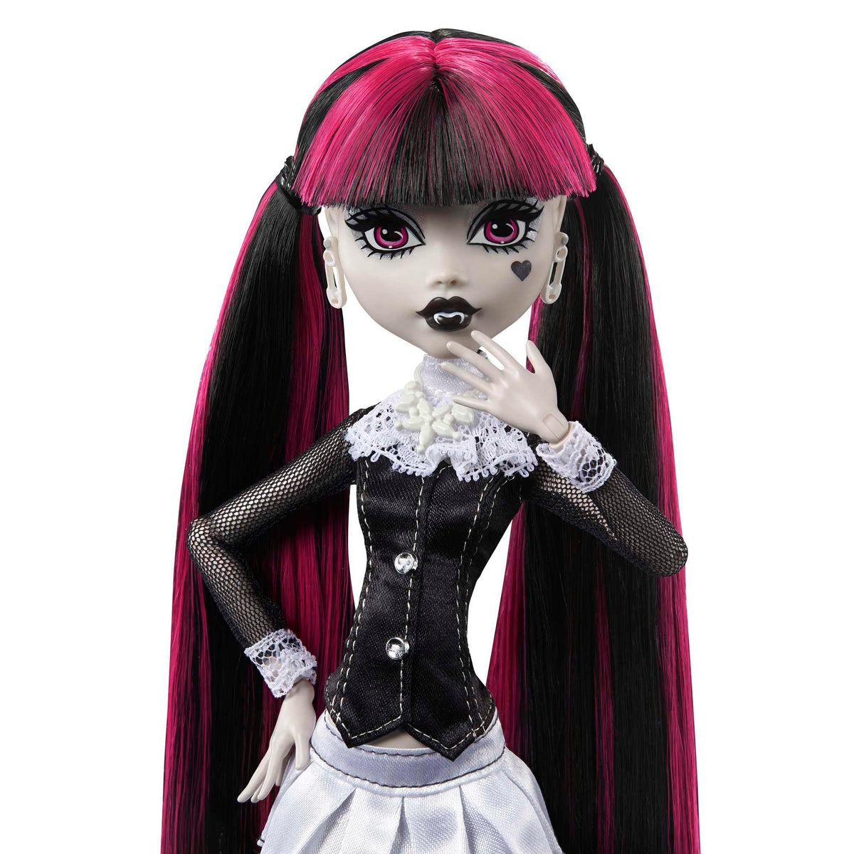Mini poster featuring Draculaura in vintage thriller style