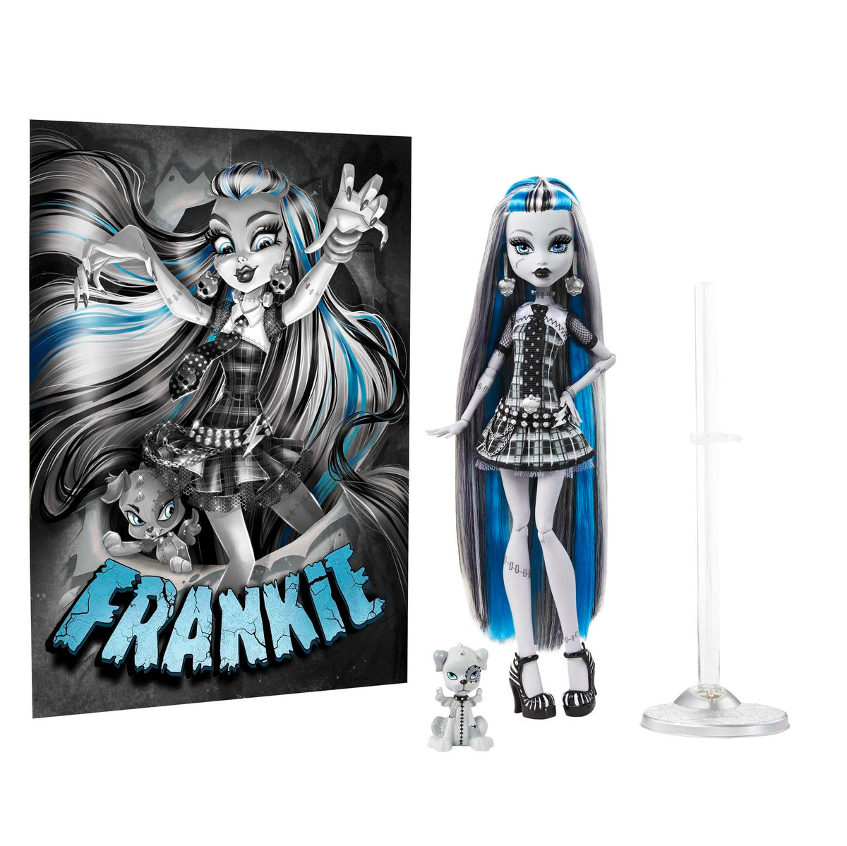 Monster High Reel Drama packaging flaunts creepy chic aesthetic.