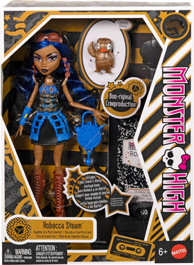 Monster High Robecca Steam set includes diary, handbag, and pet for immersive adventures