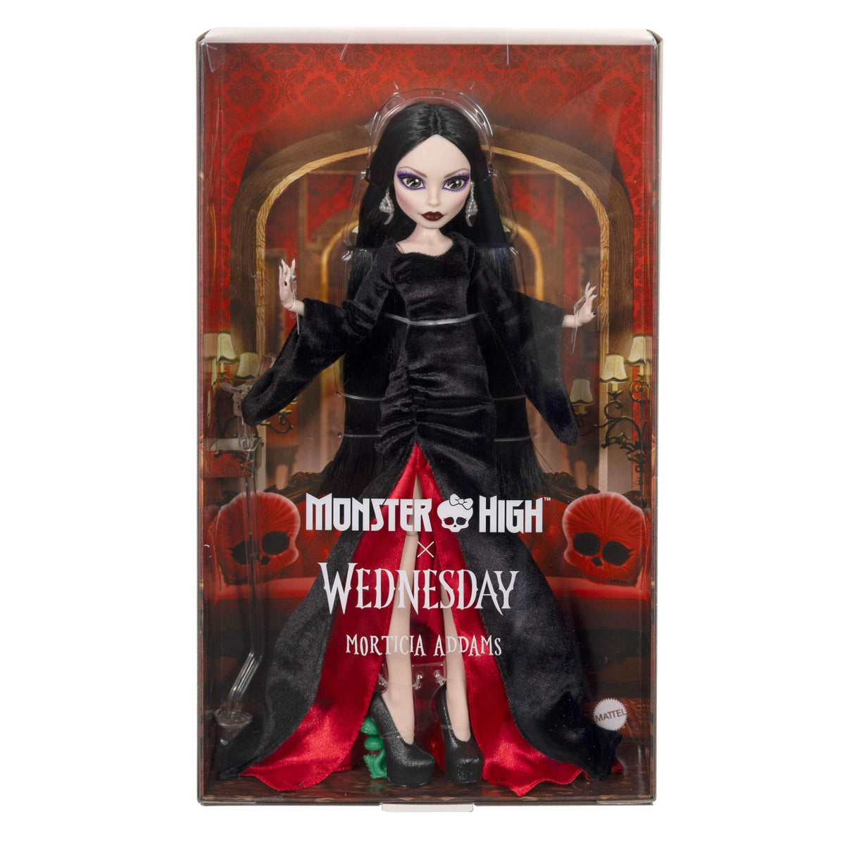 Monster High x Wednesday collection artwork showcases collectible dolls