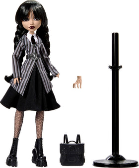 Monster High x Wednesday line offers dramatic display options for fans.