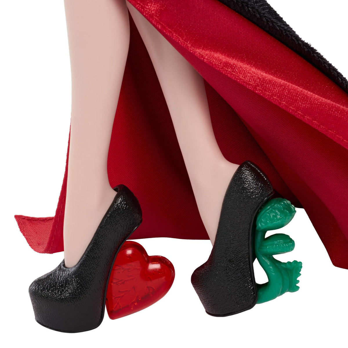 Doll stand included keeps Morticia steady for display or photography