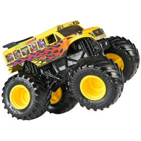 Monster Jam truck featuring BKT tires and detailed chassis for realism