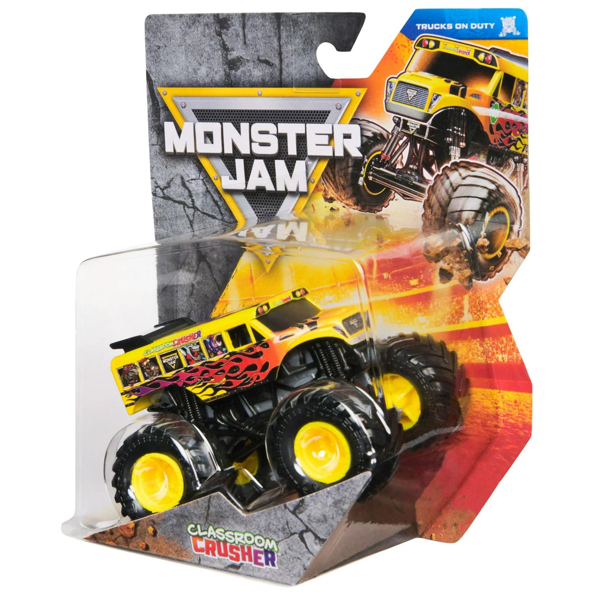 Monster Jam 1:64 stunt truck ready for jumps and action play