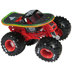1:64 Monster Jam diecast with authentic chassis ideal for action-packed pretend racing.