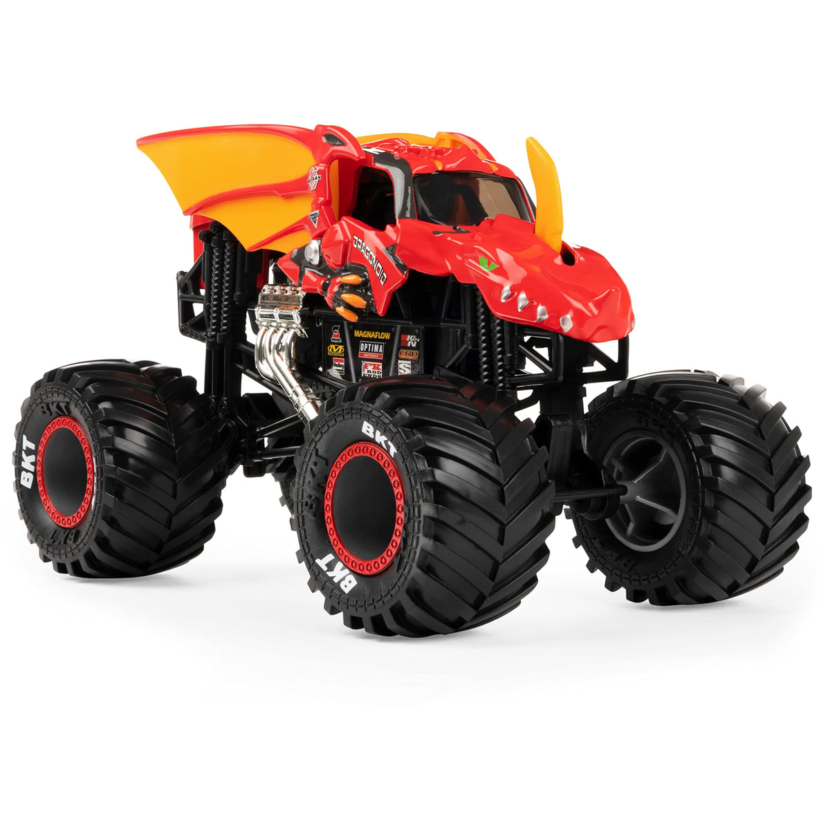 Bakugan Dragonoid 1:24-scale truck by Monster Jam with detailed graphics for collectors.