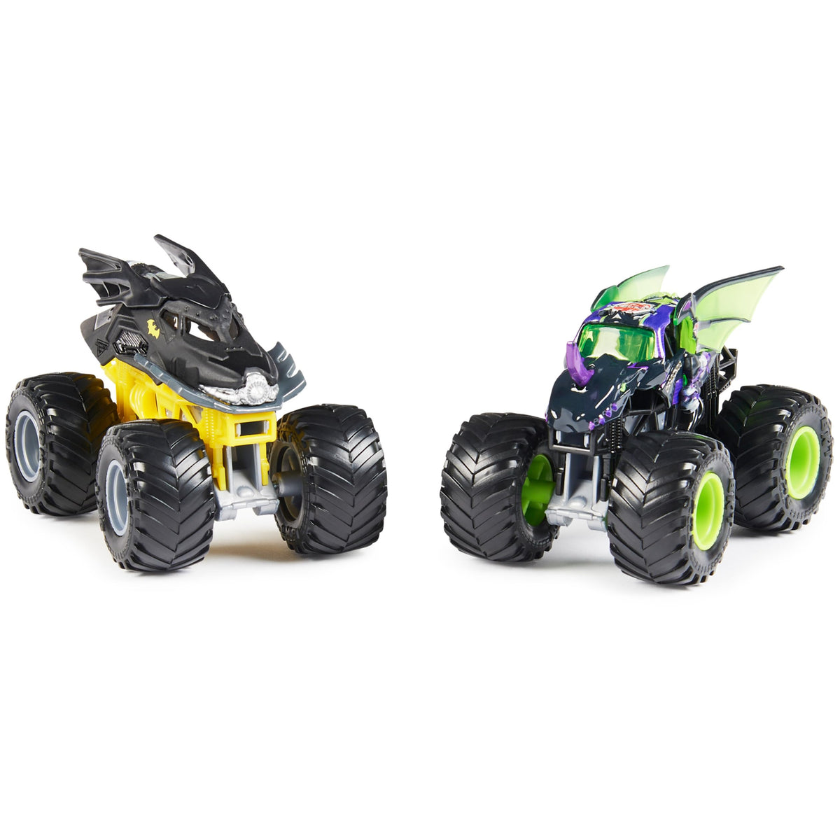 Monster Jam Batman 1:64 die-cast truck with authentic graphics for immersive play.
