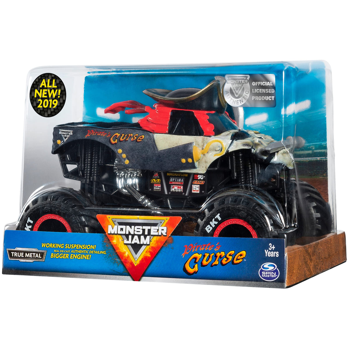 BKT tire design enhances grip during backyard racing adventures.