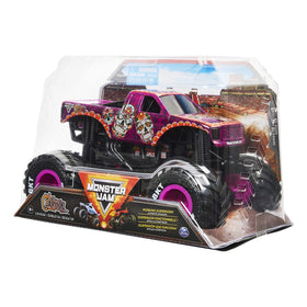 Monster Jam Calavera truck chassis detail reveals authentic engineering and scale accuracy for collectors