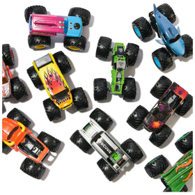 Monster Jam Classroom Crusher School Bus shown for display-ready collection