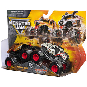 Monster Jam 1:64 die-cast trucks offer authentic detail for collectors.
