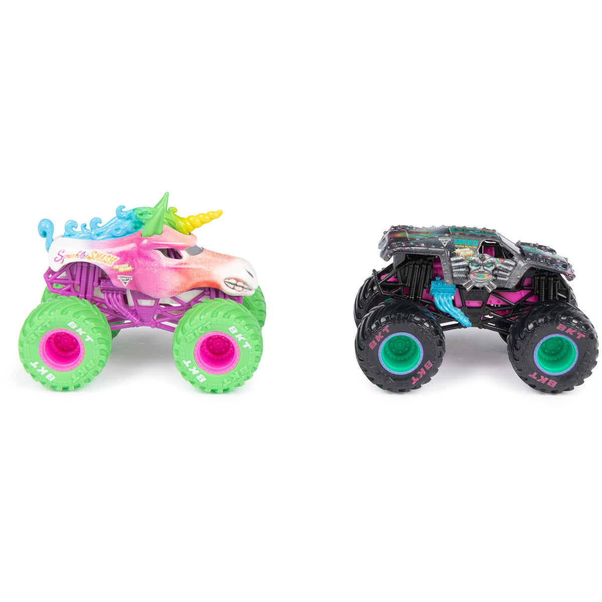 Monster Jam driver molded into seat detail on 1-64 scale truck