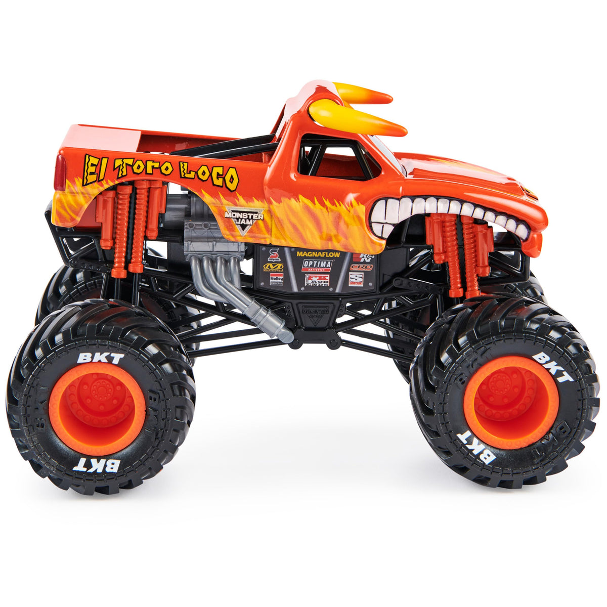 Monster Jam El Toro Loco 1:24 scale with working suspension for smoother landings