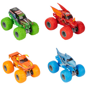 Monster Jam El Toro Loco 164-scale front view with authentic tires for rugged play