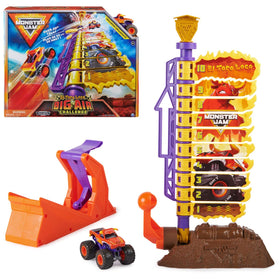 Monster Jam El Toro Loco Big Air Challenge tower inspires tall-action play