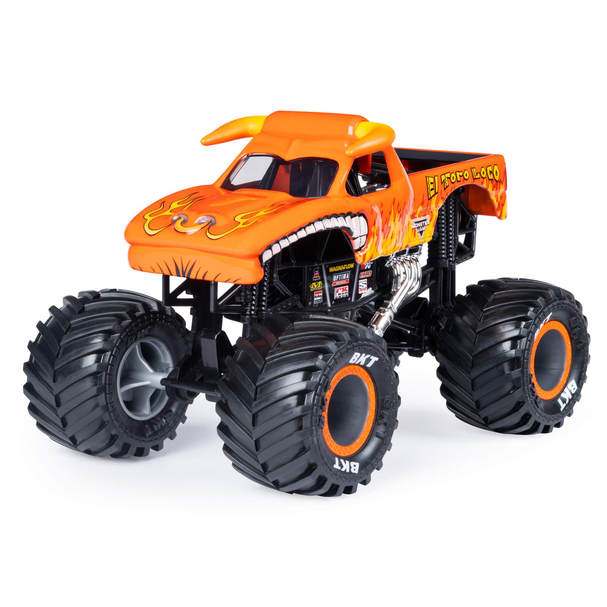 El Toro Loco graphics detail showcases bold colors for collectors and display.