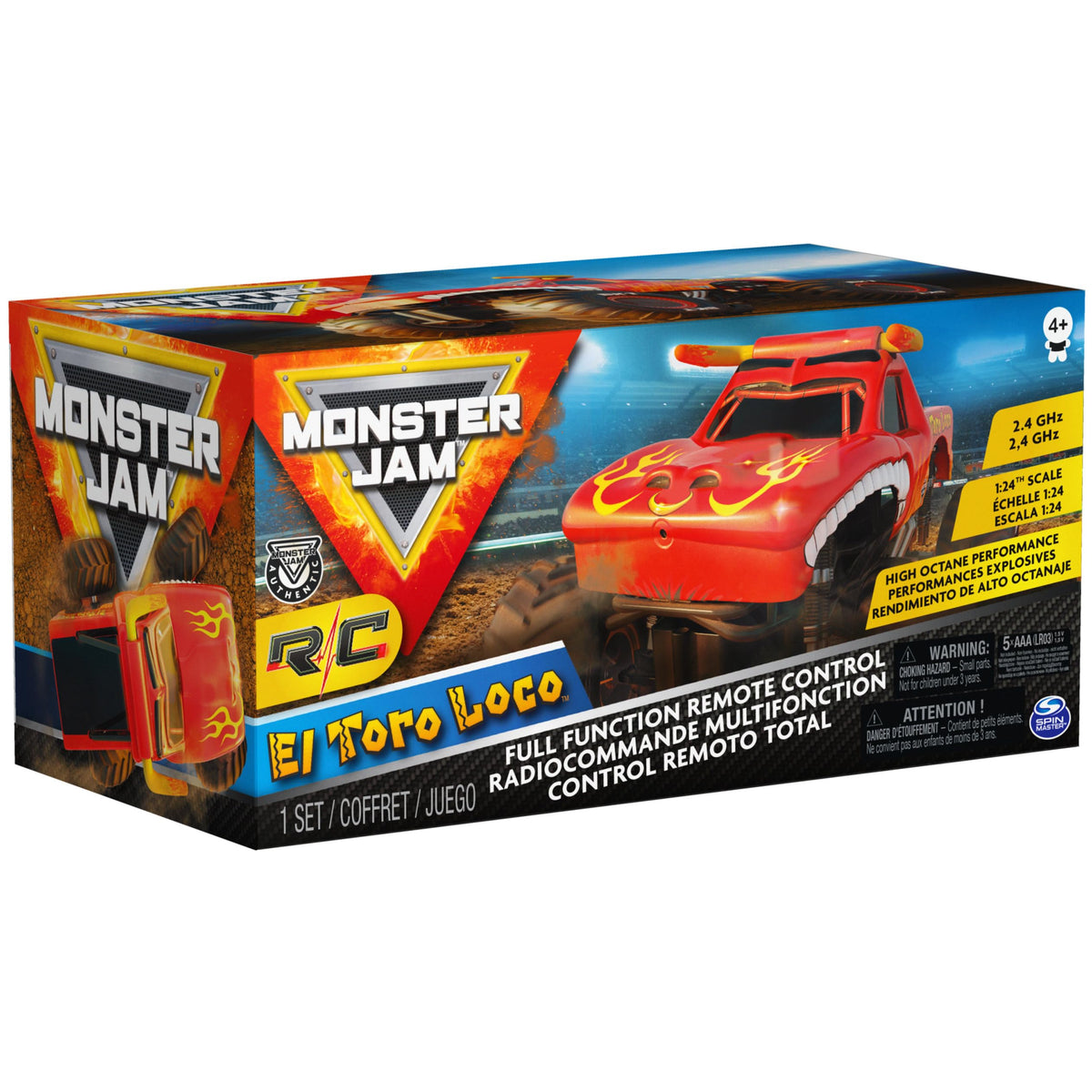 Official packaging highlights El Toro Loco authenticity