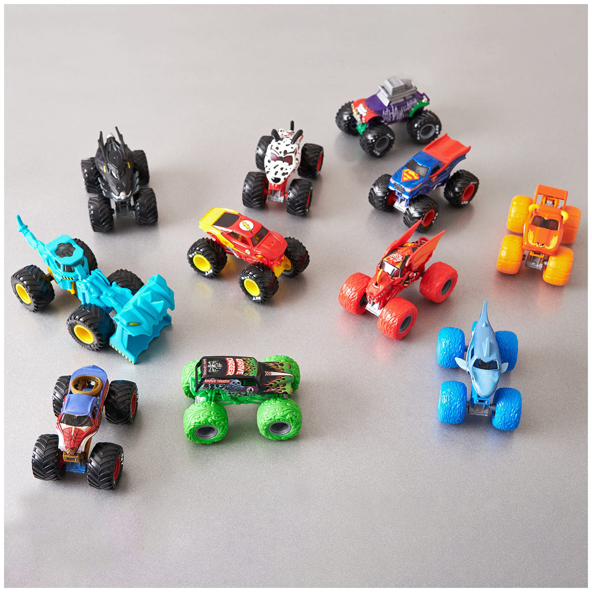 Monster Jam gift-ready trucks suitable for kids 3 and up