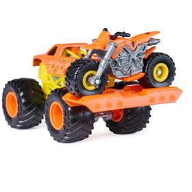 Detailed graphics and authentic chassis on the El Toro Loco 1:64 truck.